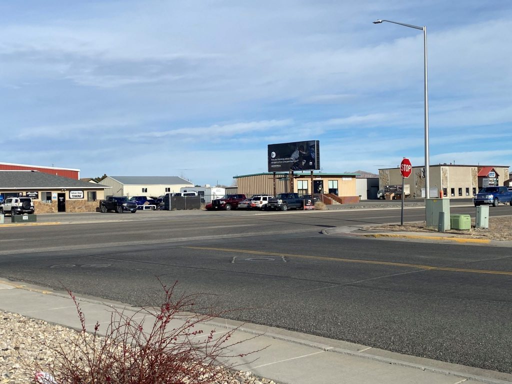 Intersection of Big Horn Avenue and Freedom Street near Cody Middle School