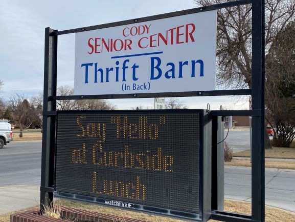 Cody Senior Center Sign