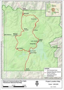 Yellowstone Fiber Optic Cable Map