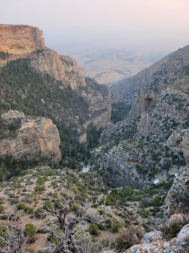 Simmons Canyon in Big Horn Mountains