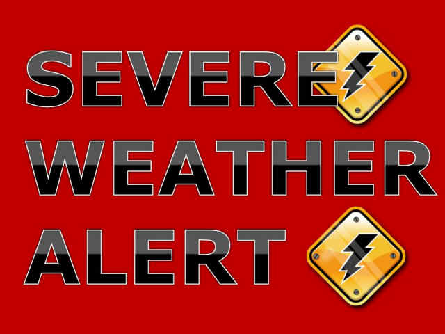 severe weather alert