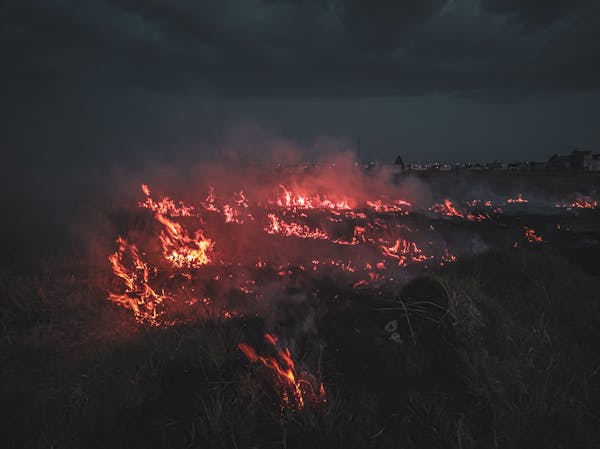 Burning field