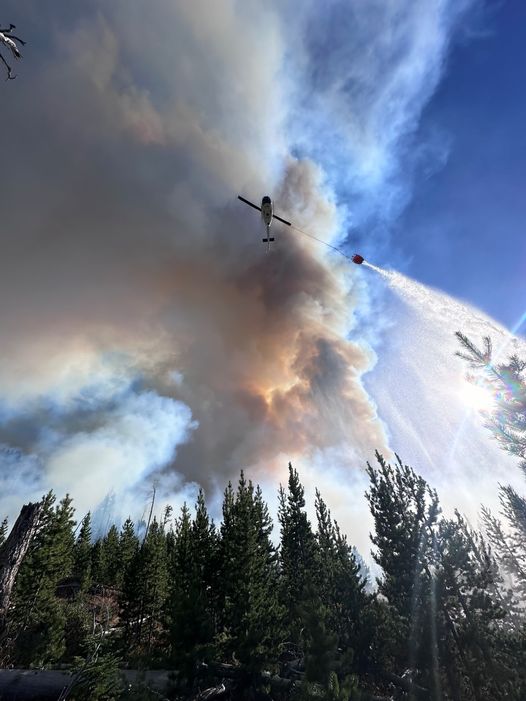 Elk Fire Water Drop