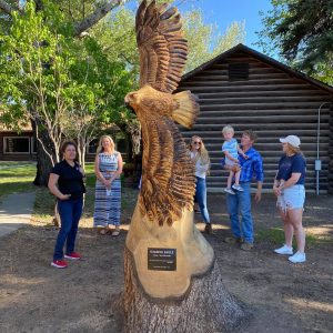 Soaring High Unveiling at Cody Country Chamber of Commerce