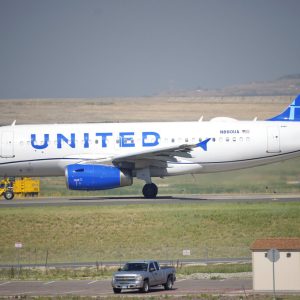 FILE - In this July 2, 2021 file photo, a United Airlines jetliner taxis down a runway for take off from Denver International Airport in Denver.  United Airlines will require U.S.-based employees to be vaccinated against COVID-19 by late October, and maybe sooner. United announced the decision Friday, Aug. 6.  (AP Photo/David Zalubowski, file)