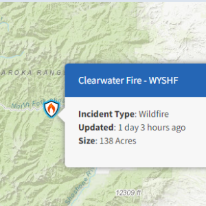 Clearwater Fire Map