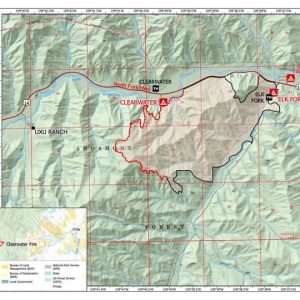 Clearwater Fire Updated Map