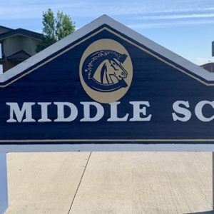 Cody Middle School sign