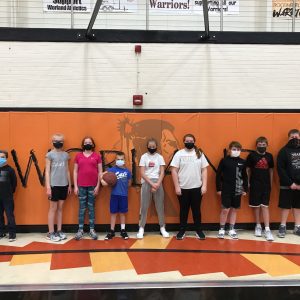 Participants from left to right. Myles Baugh, Lillie Richardson, Sarah Dietz, Garrett Davis, Jersey Richards, Samantha Pierce, Tanner Griemesman, Trajan Swalstad, Beckett Tharp