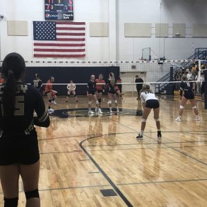 Autumn Wilson Awaits a Serve