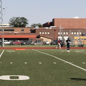 Nathan Wilson Catches Pass