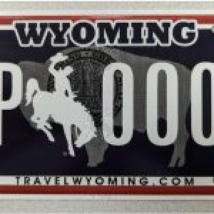 New Look for Wyoming License Plates