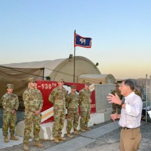 Senator Barrasso addresses WY troops