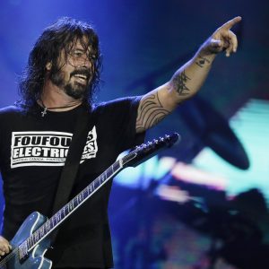 FILE - In this Sept. 29, 2019, file photo, Dave Grohl of the band Foo Fighters performs at the Rock in Rio music festival in Rio de Janeiro, Brazil. The band made this year’s list of nominees to the Rock and Roll Hall of Fame. The class of 2021 will be announced in May. (AP Photo/Leo Correa, File)