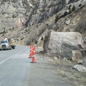 Wind River Canyon boulder (3-9-21)