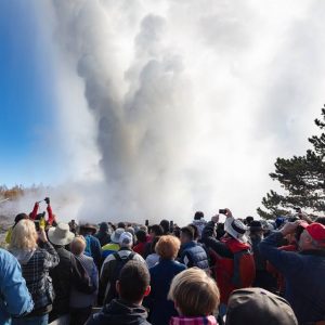 Yellowstone visitors